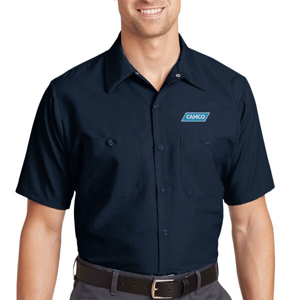 Long Size, Short Sleeve Industrial Work Shirt Thumbnail
